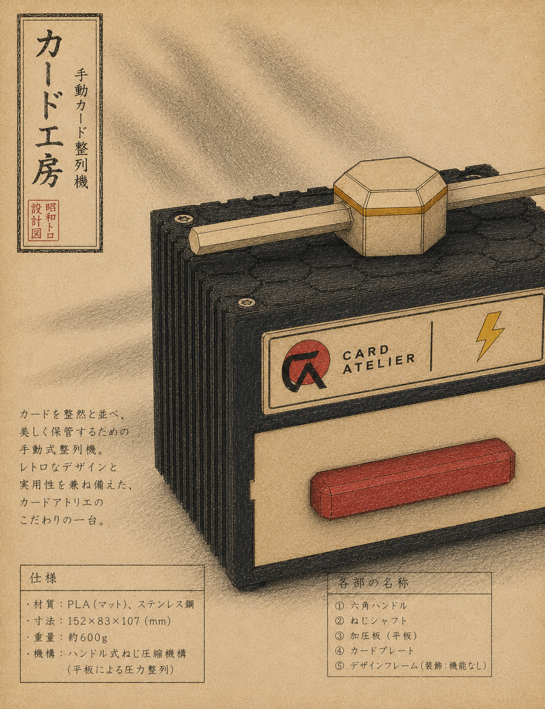 Premium Card Atelier trading card press product image